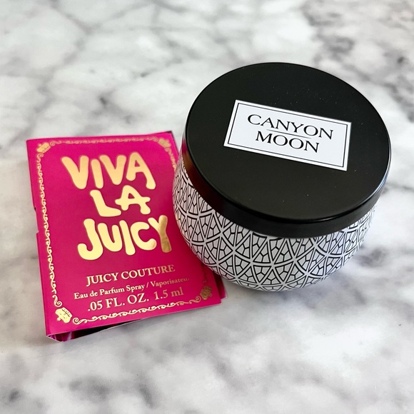 Canyon Moon Other - Canyon Moon Vanilla Orchid Candle w/ Juicy Couture Viva La Juicy